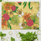 Linge De Cuisine Bouquet tropical (Plié)