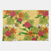 Linge De Cuisine Bouquet tropical (Horizontal)