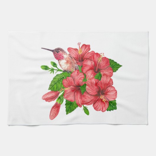 Linge De Cuisine Bouquet tropical (Horizontal)