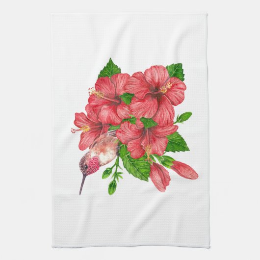 Linge De Cuisine Bouquet tropical (Vertical)