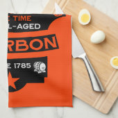 Linge De Cuisine Bourbon Whiskey Art (Quart Plié)