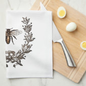 Linge De Cuisine Bourdonnement vintage (Quart Plié)