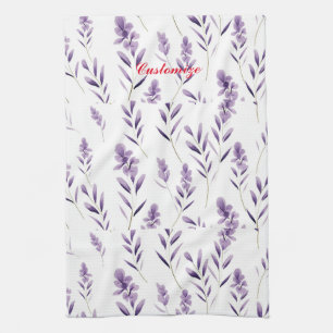 Linge De Cuisine Bourgeons de fleurs de lavande Thunder_Cove