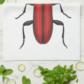 Linge De Cuisine Bousier rouge (Plié)