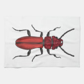 Linge De Cuisine Bousier rouge (Horizontal)