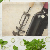 Linge De Cuisine Bouteille de vin (Plié)