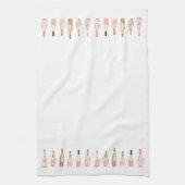 Linge De Cuisine bouteille de vin rose rosé rose bouteille d'aquare (Vertical)