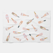 Linge De Cuisine bouteille de vin rose rosé rose bouteille d'aquare (Horizontal)