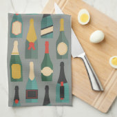 Linge De Cuisine Bouteilles à vin (Quart Plié)