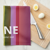 Linge De Cuisine Bouteilles à vin personnalisées Style moderne (Quart Plié)