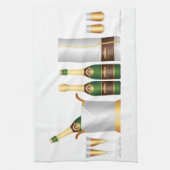 Linge De Cuisine bouteilles de champagne (Vertical)