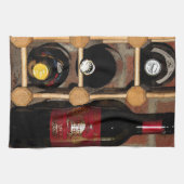 Linge De Cuisine Bouteilles de vin (Horizontal)