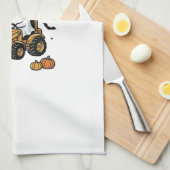 Linge De Cuisine Bouteur fantôme Halloween Design_1 (Quart Plié)