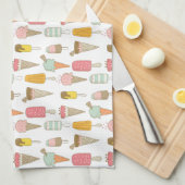 Linge De Cuisine Boutique de crème glacée (Quart Plié)