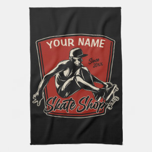 Linge De Cuisine Boutique de patinage personnalisée Grab Trick Skat