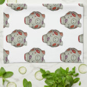 Linge De Cuisine Bouton à lèvres adorable (Plié)