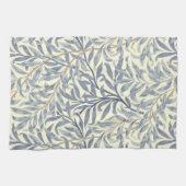 Linge De Cuisine Bouton bleu saule (par William Morris) (Horizontal)