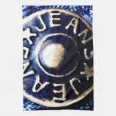 Linge De Cuisine Bouton de Jean (Vertical)