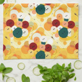 Linge De Cuisine Boutons Art numérique (Plié)