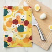 Linge De Cuisine Boutons Art numérique (Quart Plié)