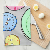 Linge De Cuisine Boutons Pastel (Quart Plié)