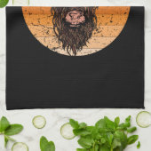 Linge De Cuisine Bovins écossais des Highlands (Plié)