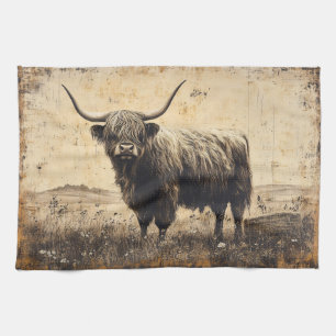 Linge De Cuisine Bovins rustiques des Highlands