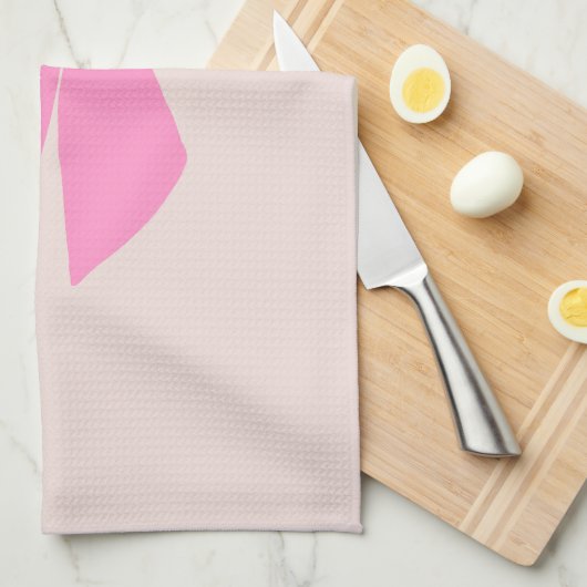 Linge De Cuisine Bow rose (Quart Plié)