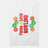 Linge De Cuisine Bowling d'amour de paix (Vertical)