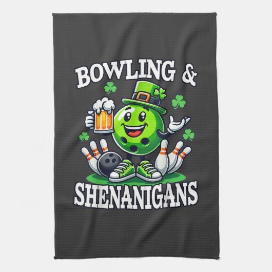 Linge De Cuisine Bowling Saint-Patrick folies (Vertical)