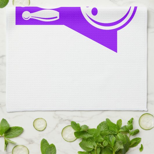 Linge De Cuisine Bowling violet (Plié)