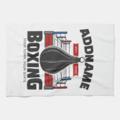 Linge De Cuisine Boxe Anneau AJOUTER NOM Boxer Gym Speed Sac (Horizontal)