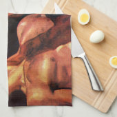 Linge De Cuisine Boxe vintage, Boxers Punching Combattre (Quart Plié)