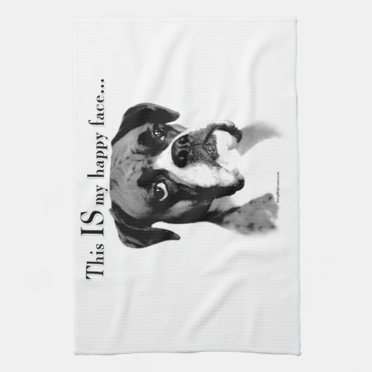 Linge De Cuisine Boxer Happy Face (Vertical)