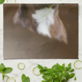 Linge De Cuisine Boxer Peinture à l'huile de chien Portrait d'art (Plié)