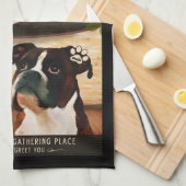 Linge De Cuisine Boxeur de café (Quart Plié)