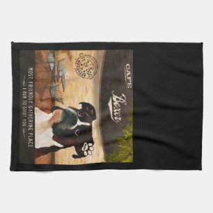 Linge De Cuisine Boxeur de café