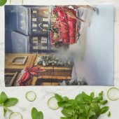 Linge De Cuisine Boxeur Saison des Fêtes de Noël (Plié)