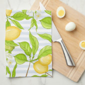 Linge De Cuisine Branche de citronnier : Motif sans fil (Quart Plié)