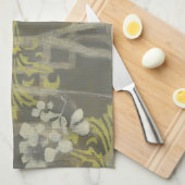 Linge De Cuisine Branche de fleurs à motifs I (Quart Plié)