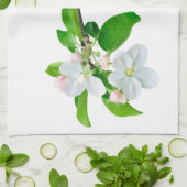 Linge De Cuisine Branche de pommier en floraison (Plié)
