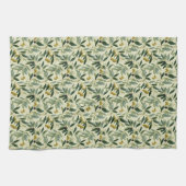 Linge De Cuisine Branche d'olivier  (Horizontal)