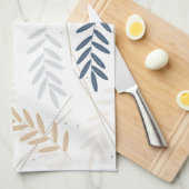 Linge De Cuisine branche florale (Quart Plié)