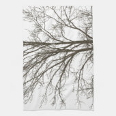 Linge De Cuisine Branches brunes rustiques (Vertical)