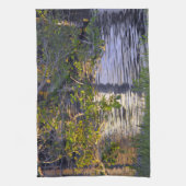Linge De Cuisine Branches d'arbre, Lumière du soleil, Reflet (Vertical)