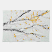 Linge De Cuisine Branches de l'arbre d'automne avec feuilles de aut (Horizontal)