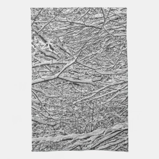 Linge De Cuisine Branches de neige (Vertical)