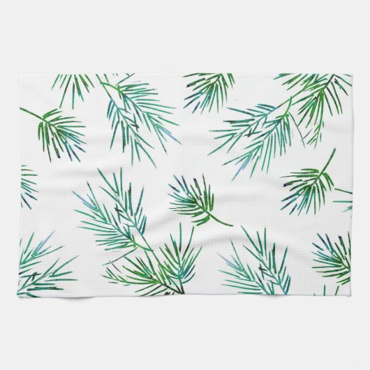 Linge De Cuisine Branches de pin (Horizontal)