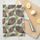 Linge De Cuisine Branches De Pins Et De Pins (Quart Plié)