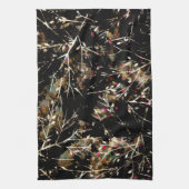 Linge De Cuisine Branches d'hiver rustiques neutres en noir et beig (Vertical)